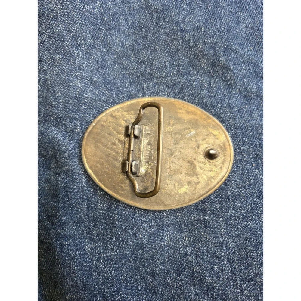 Vintage Frontier Hotel Las Vegas Casino Belt Buckle - Rare Patina